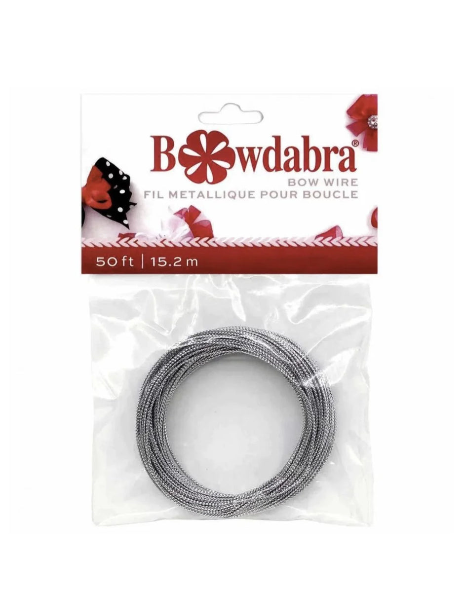 Bowdabra silver wire for making bows 50 feet. – Florals in the Barn