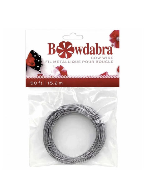 Bowdabra silver wire for making bows 50 feet.