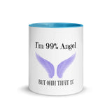Angel Coffee Mug Tea Cup Gift with Color Inside
