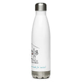 Stainless Steel Water Bottle with our logo and "Straighten your crown, you were made for success!"